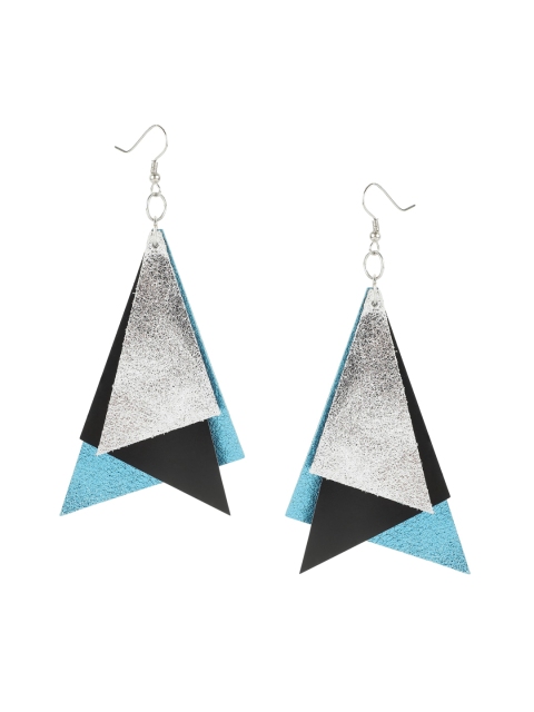 

AADY AUSTIN Blue Contemporary Drop Earrings
