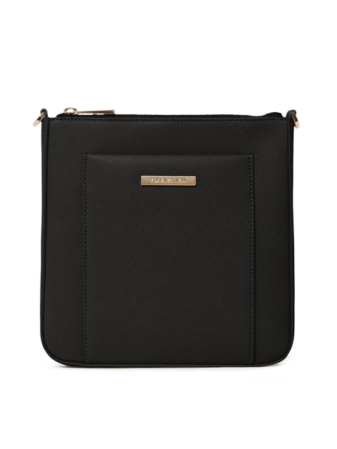 

Forever New Black PU Structured Sling Bag
