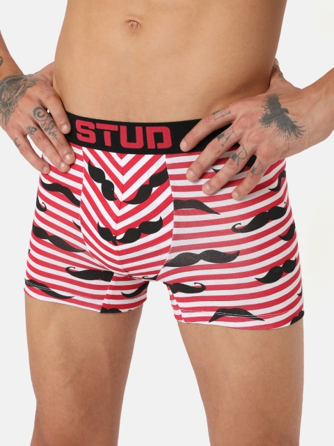 

RAD.MAD.BAD Red & White Printed Trunk 8906142150042