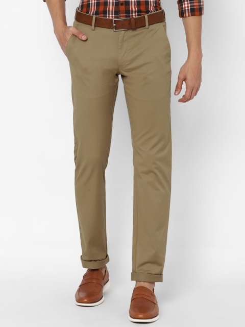 

Allen Solly Men Khaki Slim Fit Trousers