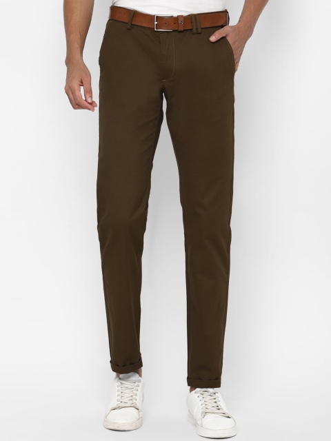 

Allen Solly Men Brown Slim Fit Trousers