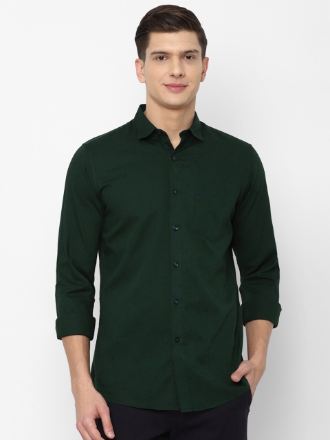 

Allen Solly Men Green Slim Fit Casual Shirt