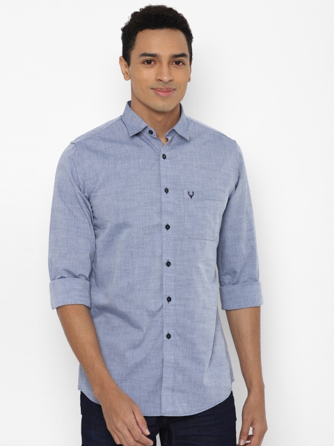 

Allen Solly Men Blue Slim Fit Casual Shirt