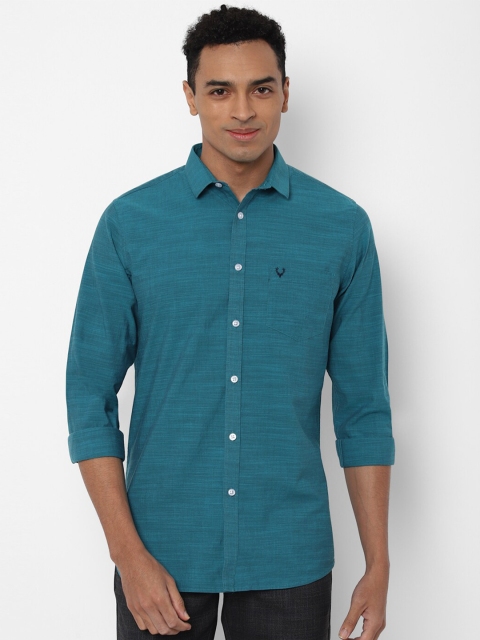 

Allen Solly Men Green Slim Fit Cotton Casual Shirt