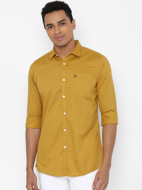 

Allen Solly Sport Men Yellow Printed Casual Shirt