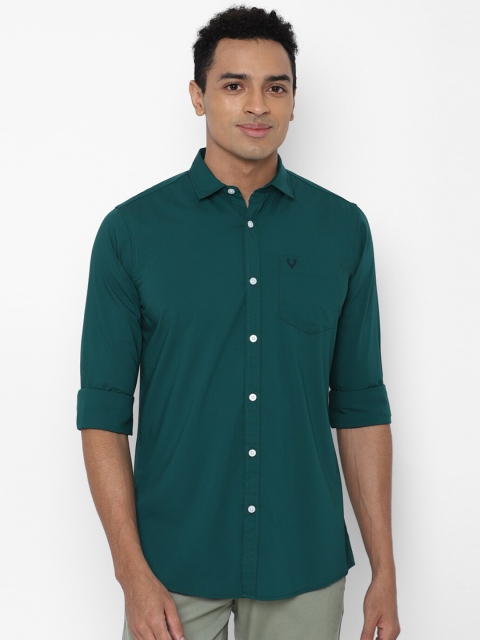 

Allen Solly Sport Men Green Casual Cotton Shirt