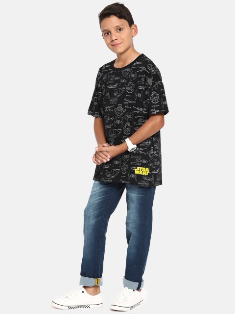 

YK Boys Blue Regular Fit Mid-Rise Clean Look Jeans