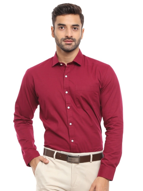 

V-Mart Men Maroon Standard Formal Shirt