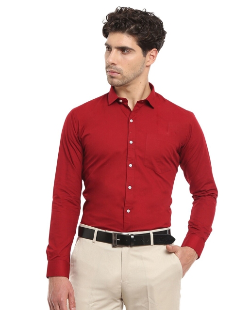 

V-Mart Men Maroon Standard Formal Shirt