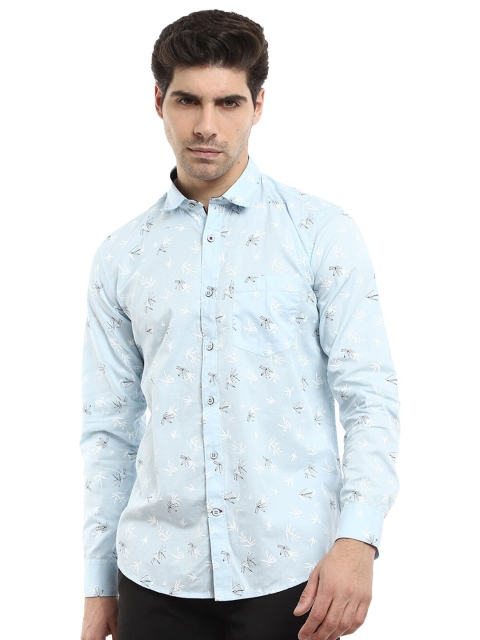 

V-Mart Men Blue Standard Printed Casual Shirt