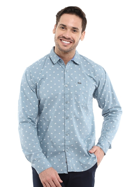 

V-Mart Men Lavender Standard Printed Casual Shirt