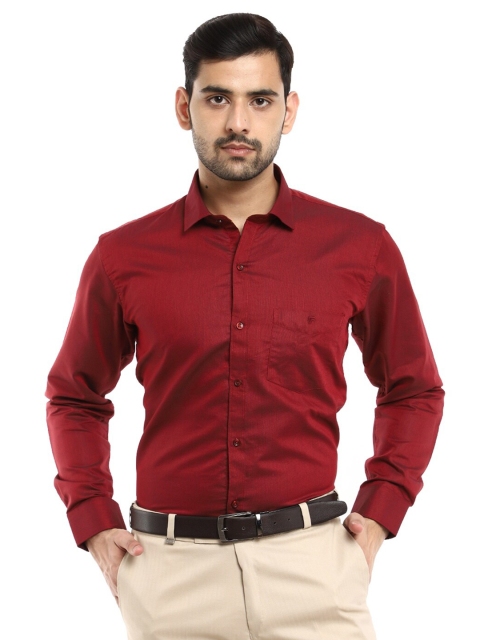 

V-Mart Men Maroon Standard Formal Shirt