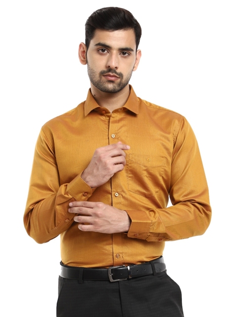 

V-Mart Men Yellow Standard Formal Shirt