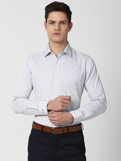 

Van Heusen Men Grey Slim Fit Formal Shirt
