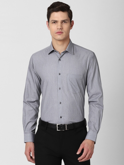 

Van Heusen Men Grey Printed Formal Shirt