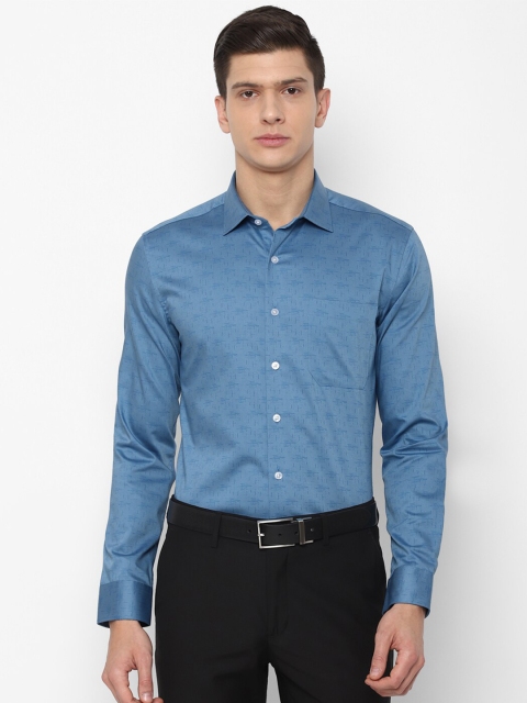 

Louis Philippe Men Blue Slim Fit Formal Shirt