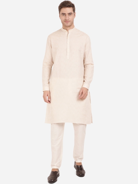

Modi Kurta Men Beige Cotton Regular Fit Kurta