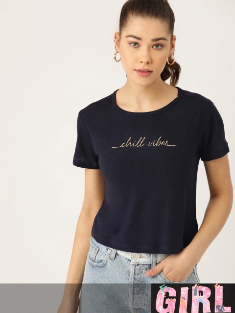 

DressBerry Women Pack of 2 T-shirts, Navy blue
