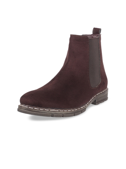 

Vardhra Men Brown Regular Flat Boots
