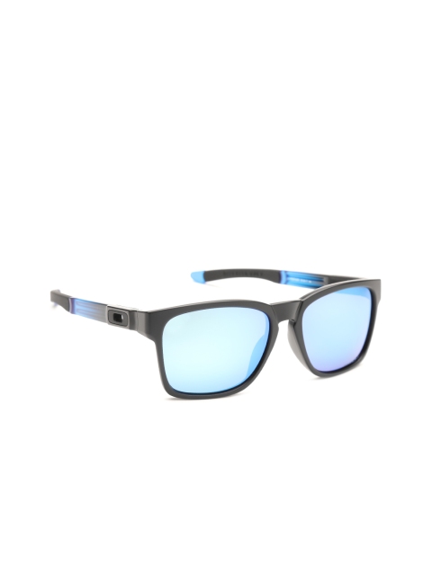 

OAKLEY Men Polarised Mirrored Square Sunglasses 0OO927292722255, Brown