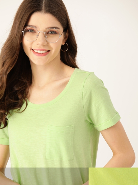 

DressBerry Women Pack of 2 T-shirts, Green