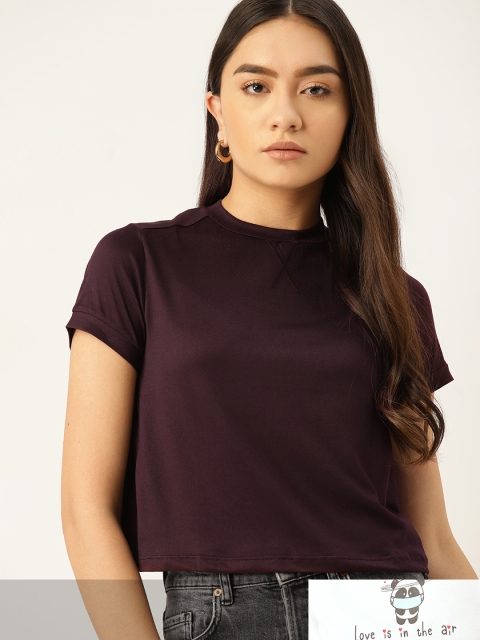 

DressBerry Women Pack of 2 T-shirts, Burgundy