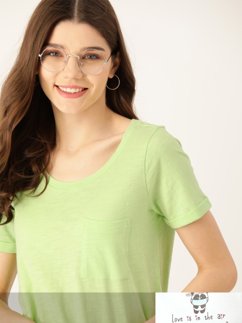 

DressBerry Women Pack of 2 T-shirts, Green