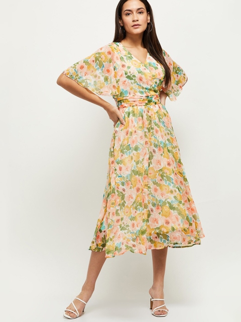 

max Multicoloured Floral Midi Dress, Multi