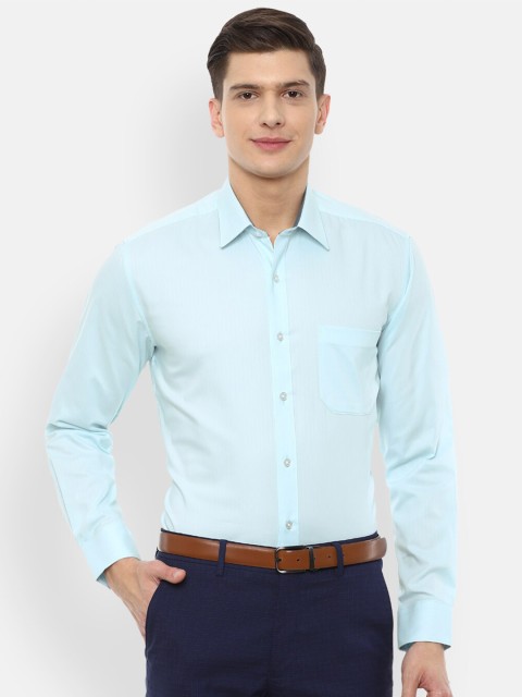 

Louis Philippe Men Green Slim Fit Formal Shirt