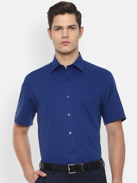 

Louis Philippe Men Blue Formal Shirt