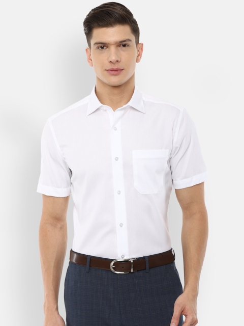 

Louis Philippe Men White Formal Shirt
