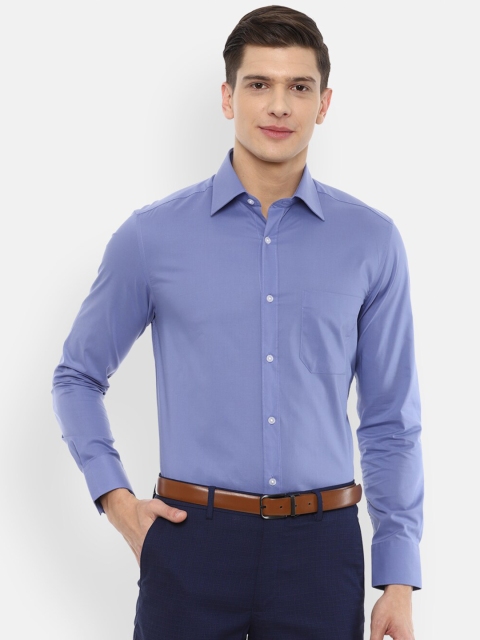 

Louis Philippe Men Blue Formal Shirt