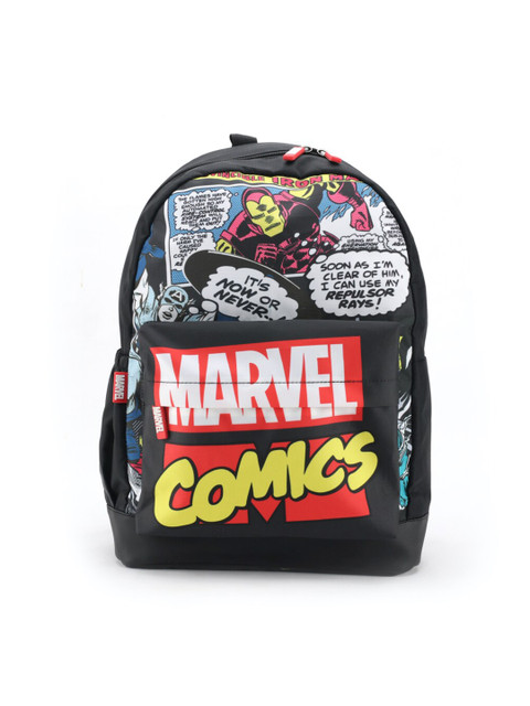 

Marvel Unisex Kids Black & Red Graphic Backpack