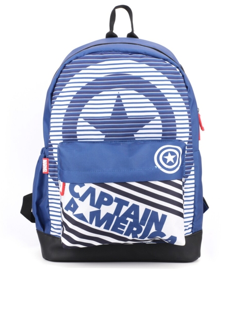 

Marvel Kids Blue & White Avengers Printed Laptop Backpack