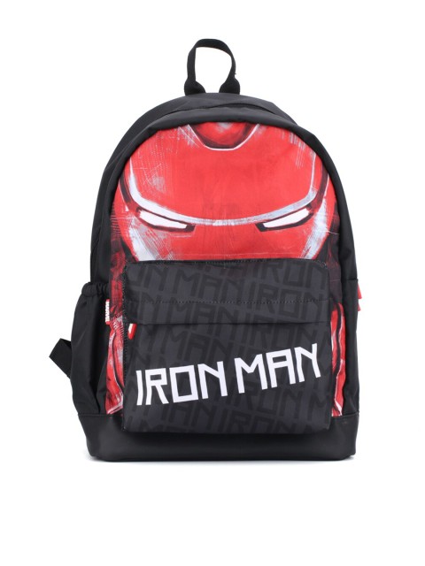 

Marvel Boys Black & Red Graphic Ironman Backpack