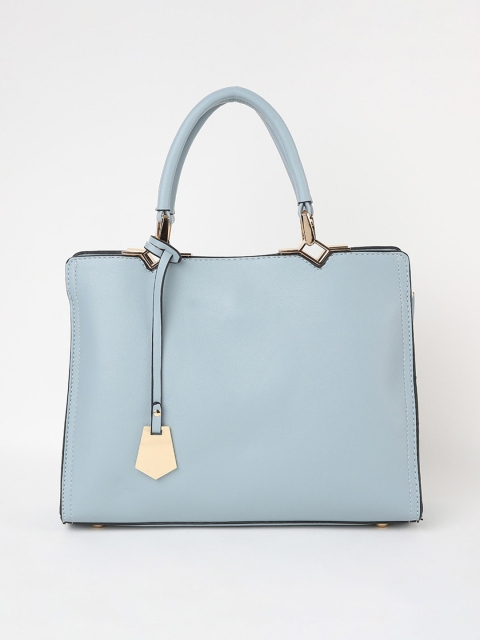 

CODE by Lifestyle Women Blue Structured Handheld Bag with Tasselled