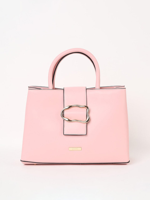 

CODE by Lifestyle Pink Structured Satchel Bag