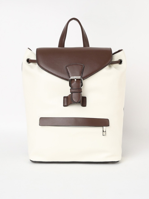 

Ginger by Lifestyle Beige Colourblocked Oversized Shopper Satchel