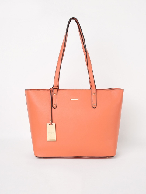 

Ginger by Lifestyle Coral Oversized Shopper Shoulder Bag with Applique