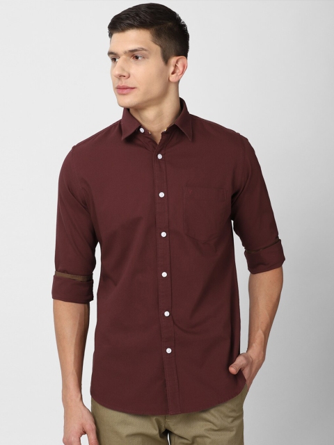

Van Heusen Sport Men Maroon Slim Fit Pure Cotton Casual Shirt