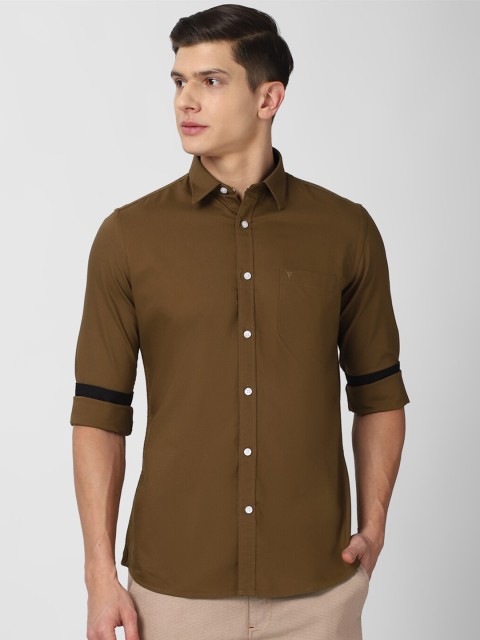 

Van Heusen Sport Men Brown Slim Fit Pure Cotton Casual Shirt