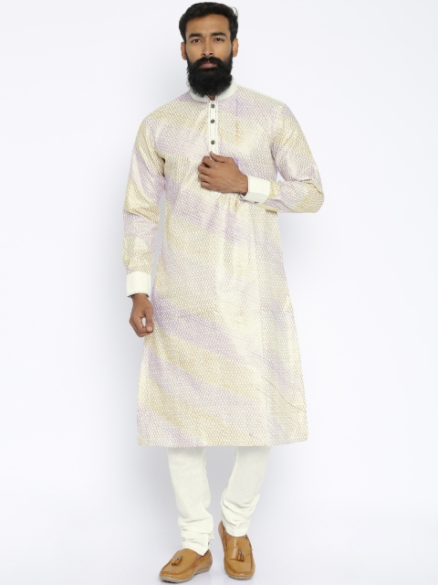 

TOZZI Off-White Printed Kurta Churidar