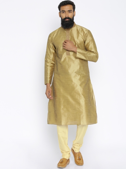 

Tozzi Beige & Cream Art Silk Kurta Pyjama