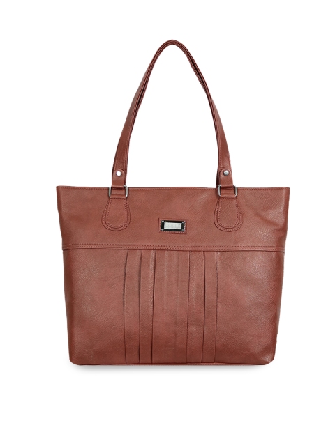 

LELYS Maroon PU Structured Shoulder Bag with Quilted