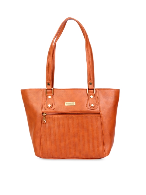 

LELYS Brown Structured Shoulder Bag