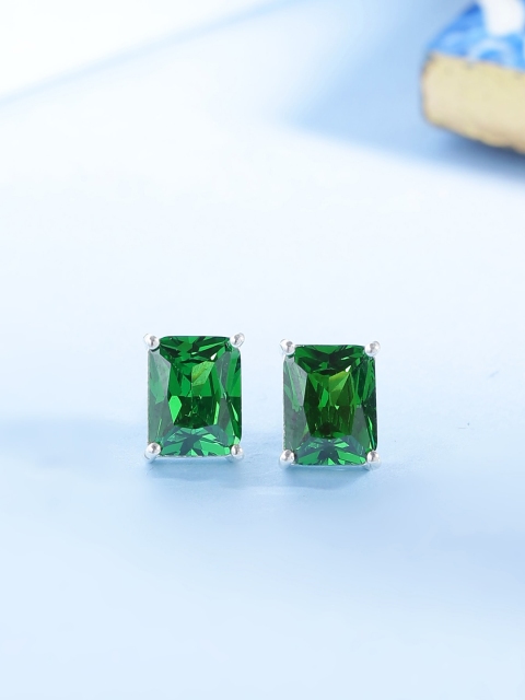 

Hiara Jewels Silver-Toned Contemporary Studs Earrings