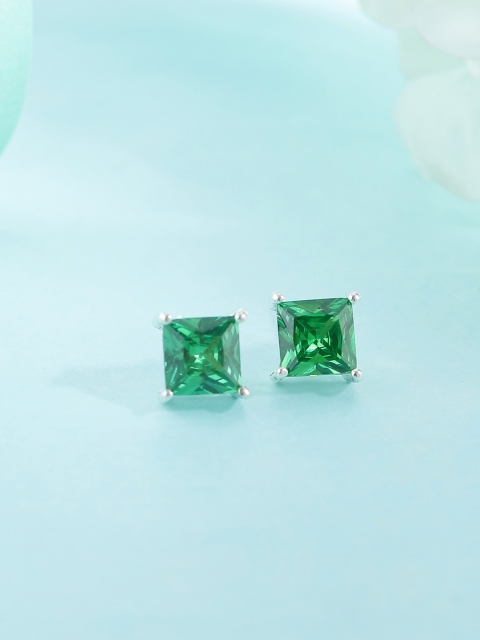 

Hiara Jewels Silver-Toned Contemporary Studs Earrings