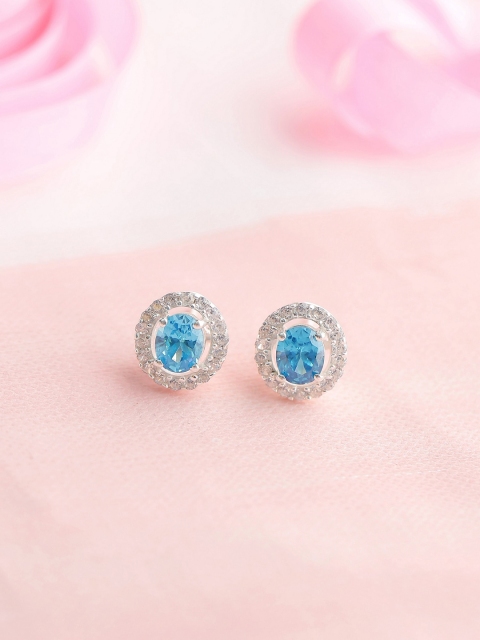 

Hiara Jewels Silver-Toned Contemporary Studs Earrings