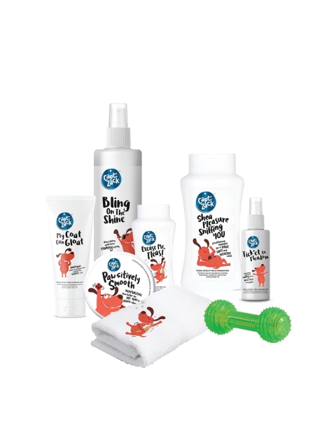 

Captain Zack The Husky Groom Box Ultimate 8-in-1 Head-to-Paw Groom-Kit, White