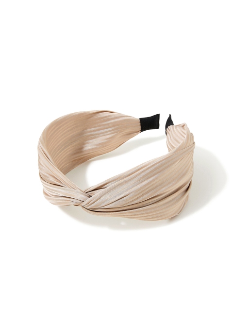 

Accessorize Women Nude-Coloured & Brown Twisted Hairband
